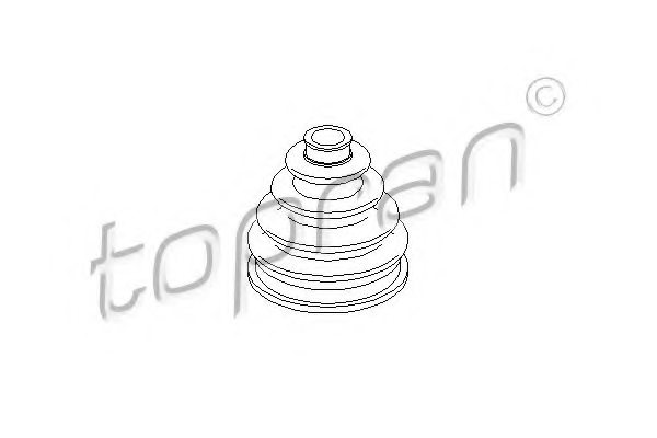 TOPRAN 104 142 Bellow, driveshaft